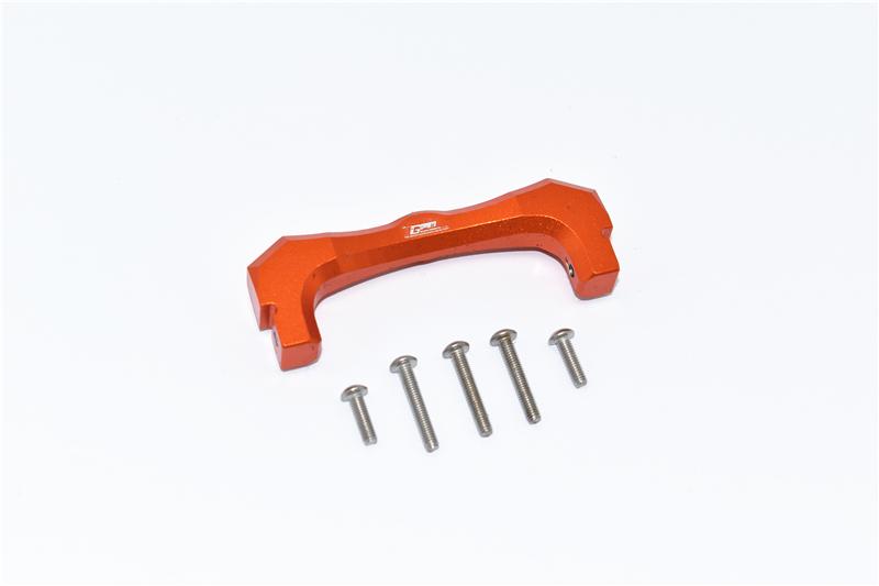 Tamiya Mercedes-Benz G500 CC-02 (#58675) Aluminium Front Bumper Mount - 1Pc Set Orange