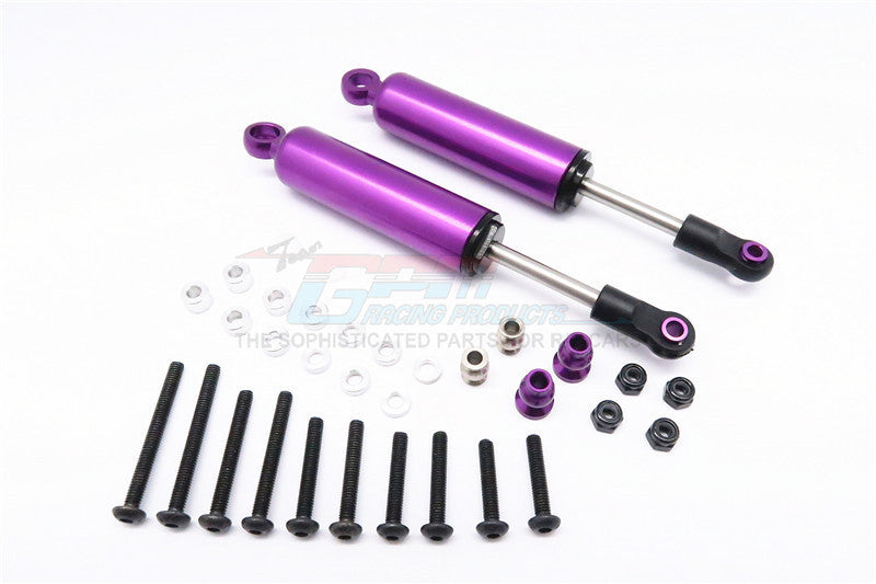 HPI Crawler King / Gmade R1 / Vaterra K5 Aluminum Front/Rear Internal Shocks (100mm) - 1Pr Set Purple