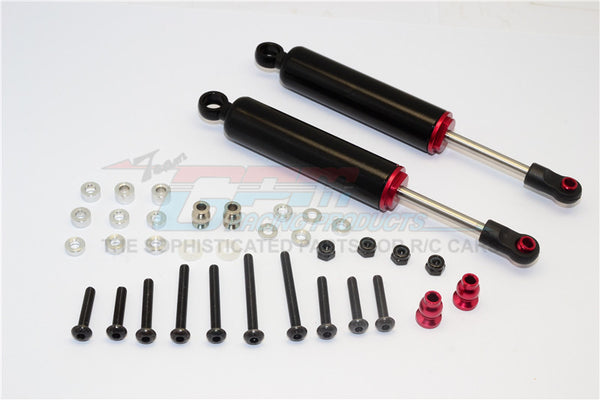 HPI Crawler King / Gmade R1 / Vaterra K5 Aluminum Front/Rear Internal Shocks (110mm) - 1Pr Set Black