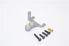 HPI Crawler King Aluminum Front/Rear Gearbox Mount - 1Pc Set Gray Silver