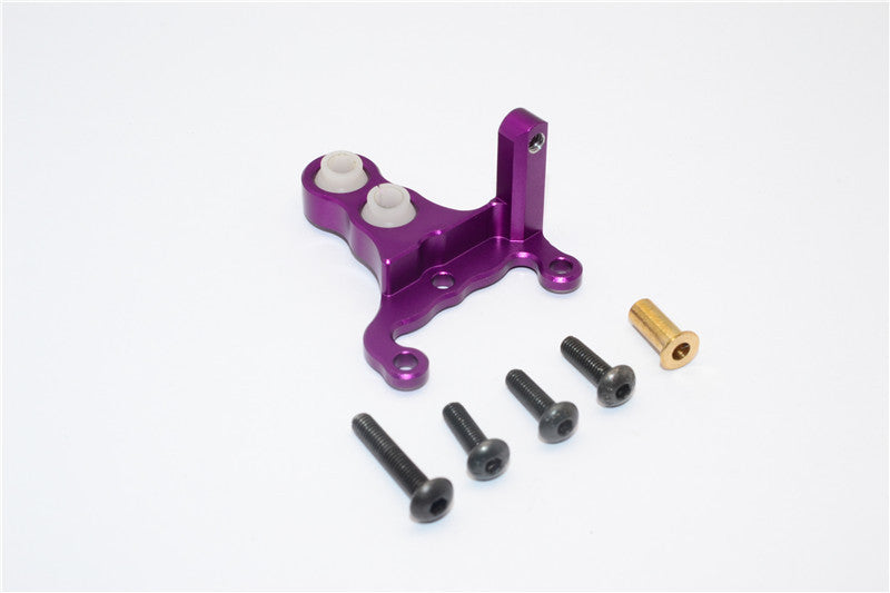 HPI Crawler King Aluminum Front/Rear Gearbox Mount - 1Pc Set Purple