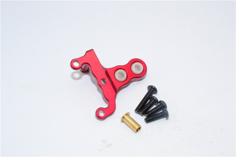 HPI Crawler King Aluminum Front/Rear Gearbox Mount - 1Pc Set Red