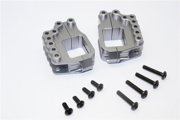 HPI Crawler King Aluminum High Link Bracket - 4 Pcs Set Gray Silver