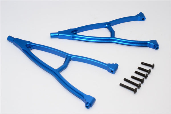 HPI Crawler King Aluminum Front+Rear Y Plate (For 295mm Wheelbase) - 2Pcs Set Blue