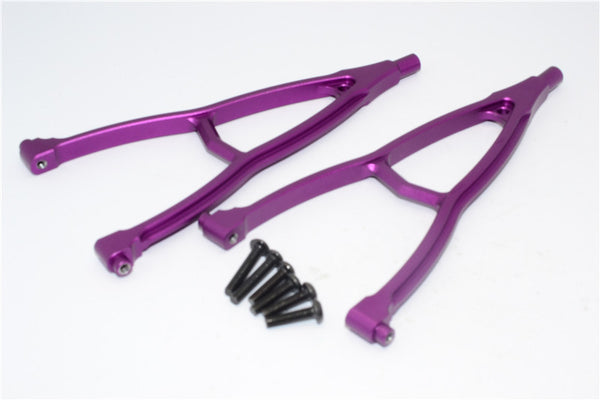 HPI Crawler King Aluminum Front+Rear Y Plate (For 295mm Wheelbase) - 2Pcs Set Purple