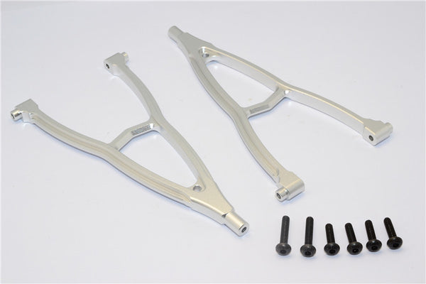 HPI Crawler King Aluminum Front+Rear Y Plate (For 295mm Wheelbase) - 2Pcs Set Silver