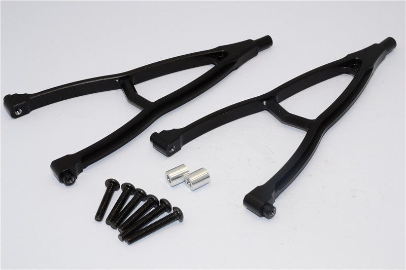 HPI Crawler King Aluminum Front+Rear Y Plate (For 310mm Wheelbase) - 2Pcs Set Black