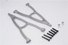 HPI Crawler King Aluminum Front+Rear Y Plate (For 310mm Wheelbase) - 2Pcs Set Gray Silver