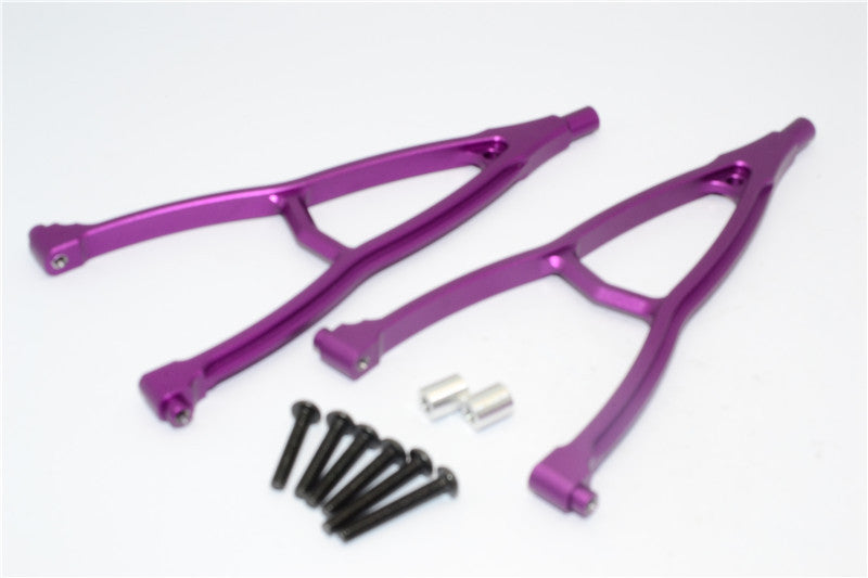 HPI Crawler King Aluminum Front+Rear Y Plate (For 310mm Wheelbase) - 2Pcs Set Purple