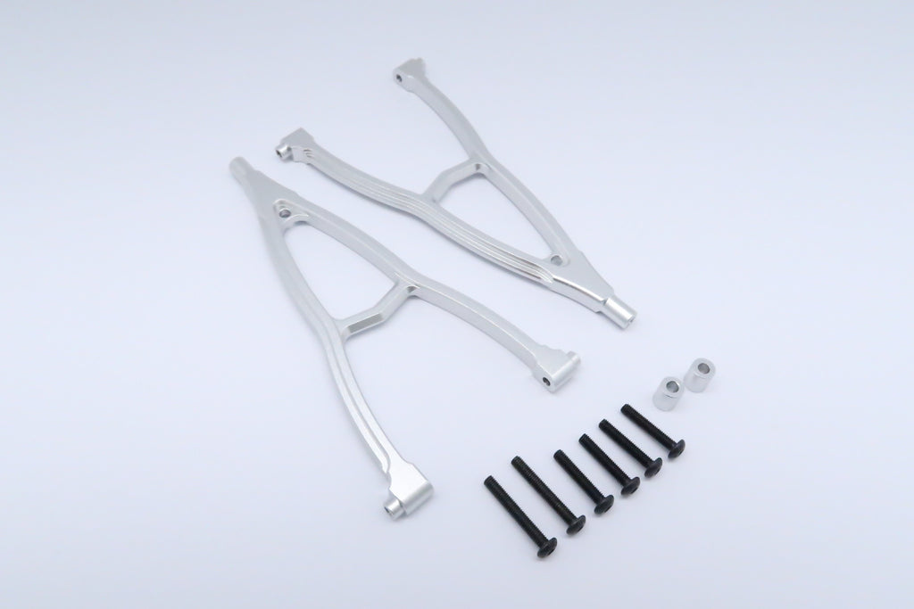 HPI Crawler King Aluminum Front+Rear Y Plate (For 310mm Wheelbase) - 2Pcs Set Silver