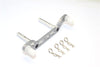 HPI Crawler King Aluminum Front Body Mount With Delrin Posts - 1Pc Set Gray Silver