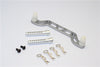 HPI Crawler King Aluminum Front Body Mount With Delrin Posts - 1Pc Set Gray Silver