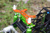 HPI Crawler King Aluminum Rear Body Mount With Delrin Posts - 1Pc Set Green