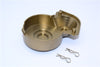 HPI Crawler King Aluminum Spur Gear Case - 1Pc Set Titanium