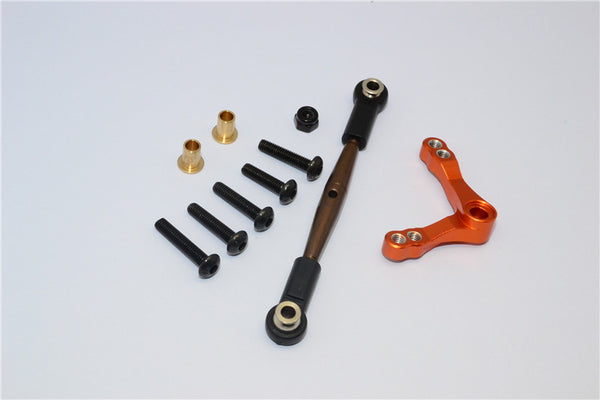 HPI Crawler King Aluminum Servo Saver & Tie Rod - 2Pcs Set Orange