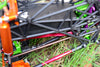 HPI Crawler King Aluminum Suspension Rod & Spring Steel Thread Shaft - 3Pcs Set Orange