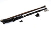 HPI Crawler King Aluminum Suspension Rod & Spring Steel Thread Shaft - 3Pcs Set Black
