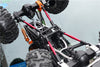 HPI Crawler King Aluminum Front+Rear Anti-Thread Link Parts (295mm Wheelbase) - 4Pcs Set Red