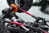 HPI Crawler King Aluminum Front+Rear Anti-Thread Link Parts (310mm Wheelbase) - 4Pcs Set Gray Silver