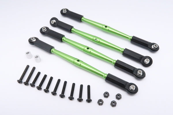 HPI Crawler King Aluminum Front+Rear Anti-Thread Link Parts (310mm Wheelbase) - 4Pcs Set Green