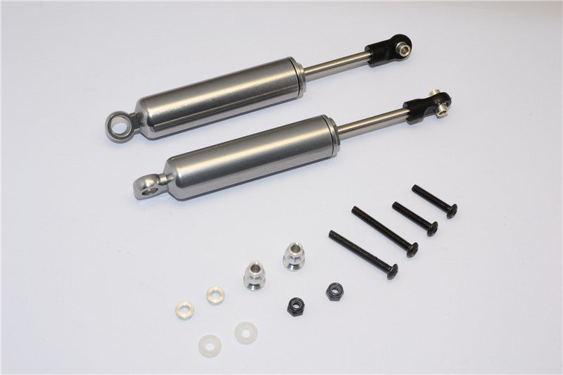 HPI Crawler King Aluminum Front/Rear Internal Shocks (110mm) - 1Pr Set Gray Silver