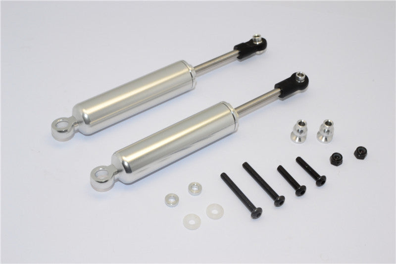 HPI Crawler King Aluminum Front/Rear Internal Shocks (110mm) - 1Pr Set Silver