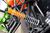 HPI Crawler King Aluminum Front/Rear Plastic Ball Top Damper (110mm) - 1Pr Set Orange