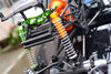 HPI Crawler King Aluminum Front/Rear Plastic Ball Top Damper (110mm) - 1Pr Set Orange