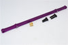 HPI Crawler King Aluminum Front/Rear Steering Tie Rod - 1Pc Set Purple