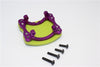 HPI Crawler King Aluminum+Plastic Front/Rear Axle Protector Mount - 1 Set Purple