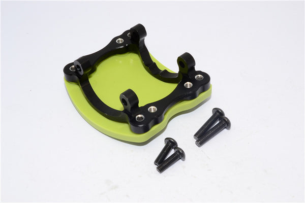 HPI Crawler King Aluminum + Plastic Front/Rear Axle Protector Mount - 1 Set Black