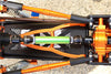 HPI Crawler King Steel+Aluminum Front & Rear Main Drive Shaft (F:103mm-113mm, R:110mm-120mm) - 2Pcs Set Green