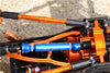 HPI Crawler King Steel+Aluminum Front & Rear Main Drive Shaft (104mm-114mm) - 1Pr Set Red