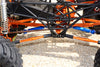 HPI Crawler King Steel+Aluminum Front & Rear Main Drive Shaft (104mm-114mm) - 1Pr Set Orange