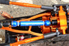 HPI Crawler King Steel+Aluminum Front & Rear Main Drive Shaft (104mm-114mm) - 1Pr Set Red