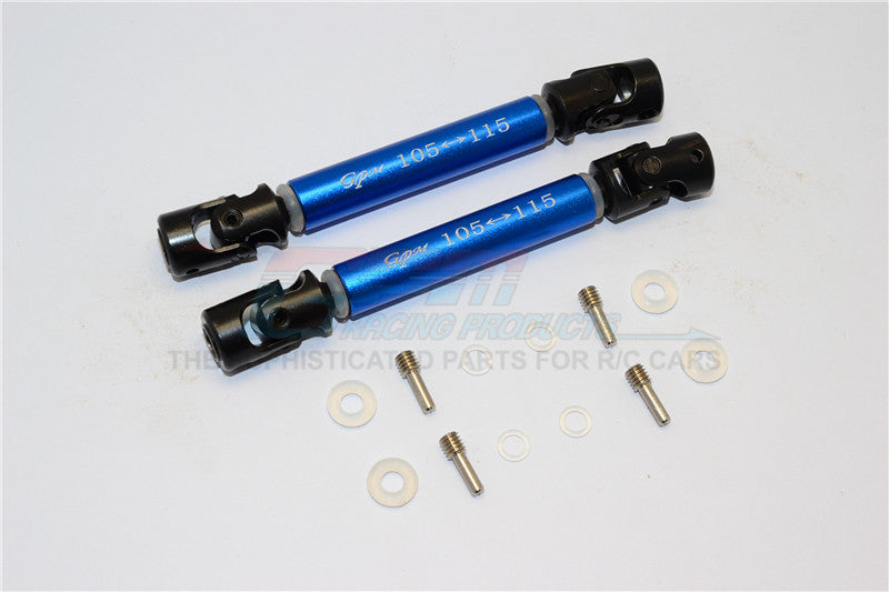 HPI Crawler King Steel Adjustable Main Shaft With Aluminum Body - 1Pr Set Blue
