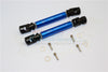 HPI Crawler King Steel Adjustable Main Shaft With Aluminum Body - 1Pr Set Blue