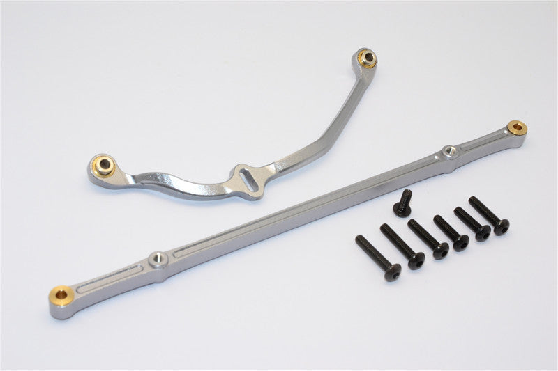 HPI Crawler King Aluminum Steering Rod & Suspension Rod - 2Pcs Set Gray Silver