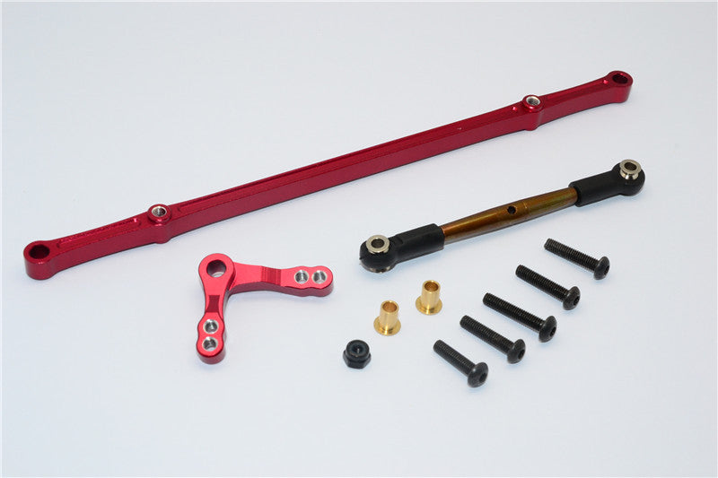 HPI Crawler King Aluminum Servo Saver & Suspension Rod - 3Pcs Set Red