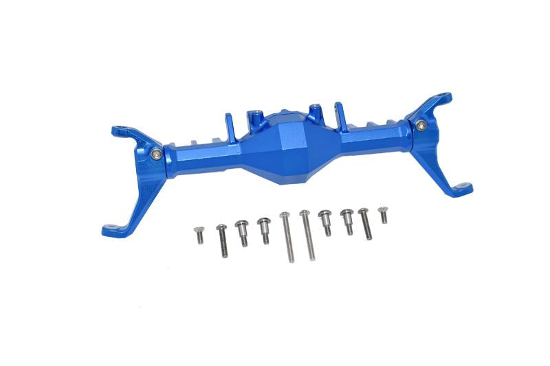 Axial Capra 1.9 UTB Unlimited Trail Buggy Aluminum Front Gear Box - 11Pc Set Blue