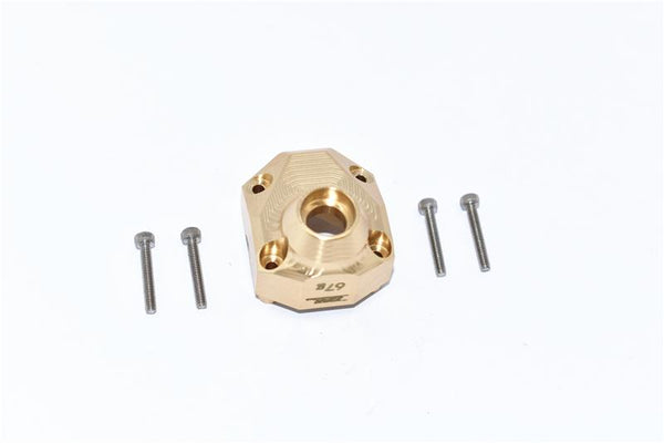 Axial Capra 1.9 Unlimited Trail Buggy Brass Front Or Rear Gearbox Cover - 1Pc Set 