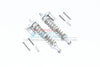 Axial Capra 1.9 Unlimited Trail Buggy Aluminum Front Or Rear L-Shape Piggy Back Spring Dampers 100mm - 2Pc Set Silver