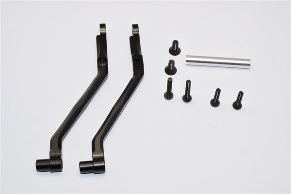 Traxxas Craniac Aluminum Front Link Parts - 2Pcs Set Black