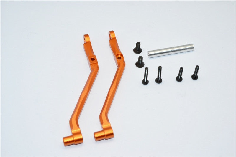 Traxxas Craniac Aluminum Front Link Parts - 2Pcs Set Orange