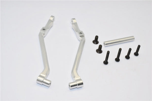 Traxxas Craniac Aluminum Front Link Parts - 2Pcs Set Silver