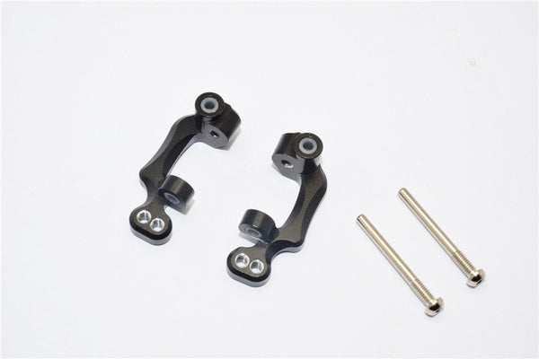 Traxxas Craniac Aluminum Front C-Hub - 1Pr Set Black