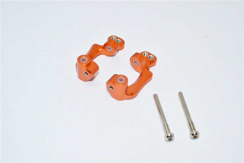 Traxxas Craniac Aluminum Front C-Hub - 1Pr Set Orange