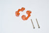 Traxxas Craniac Aluminum Front C-Hub - 1Pr Set Orange