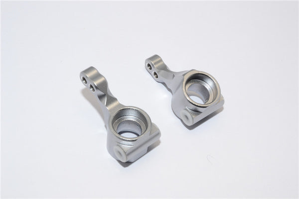 Traxxas Craniac Aluminum Front Knuckle Arm - 1Pr Gray Silver