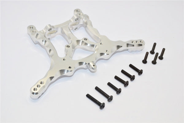 Traxxas Craniac Aluminum Rear Shock Tower - 1Pc Set Silver